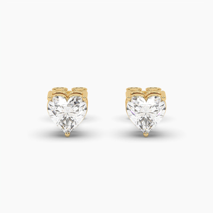 Half Carat Hearts Earring