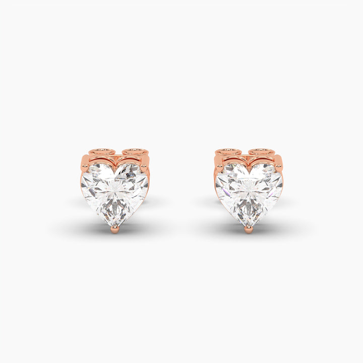Half Carat Hearts Earring