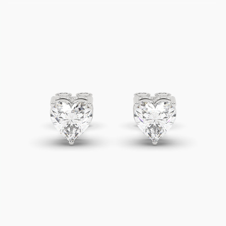 Half Carat Hearts Earring