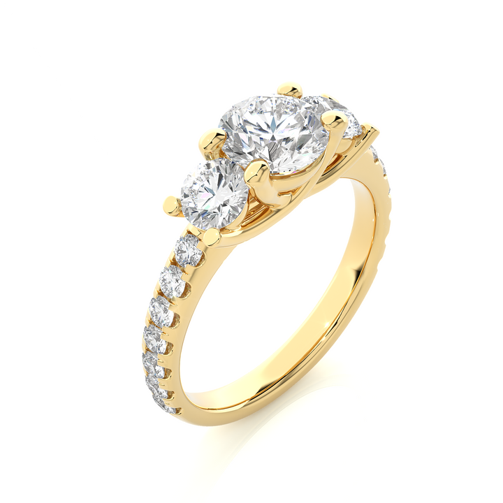 ELEGANT DIAMOND ENGAGEMENT RING