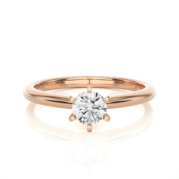 40 CENTS RING IN 6 PRONG SETTING