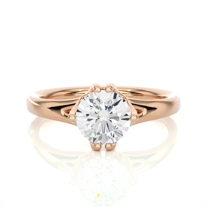 1 CARAT SOLITAIRE ROUND RING