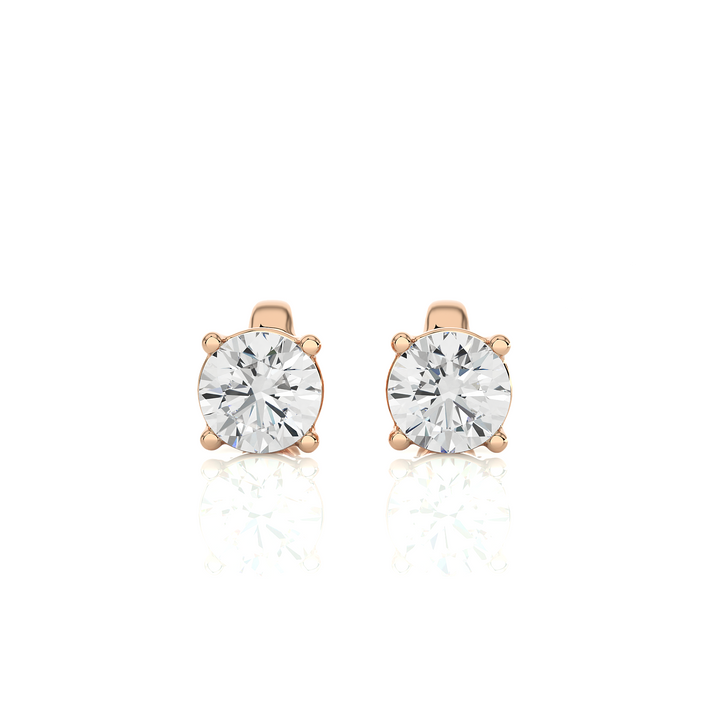 SOLITAIRE STUDS IN PRONG SETTING