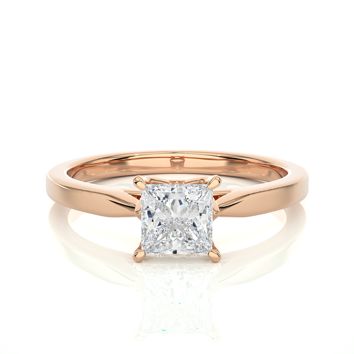 A SOLITAIRE DIAMOND RING