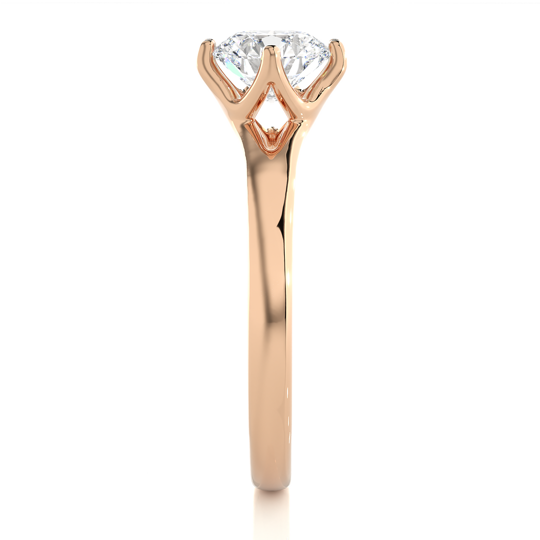 1 CARAT SOLITAIRE ROUND RING
