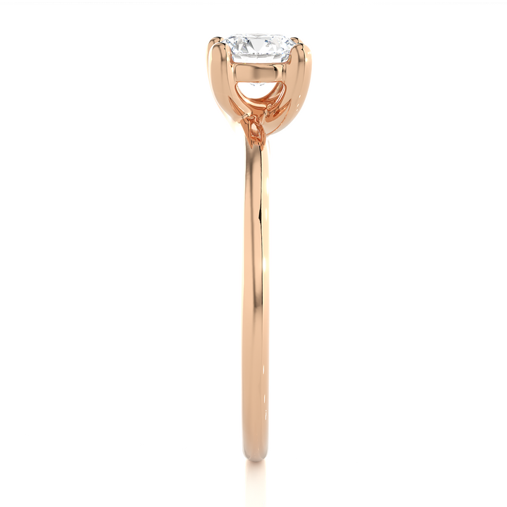 A HALF CARAT 4 PRONG RING