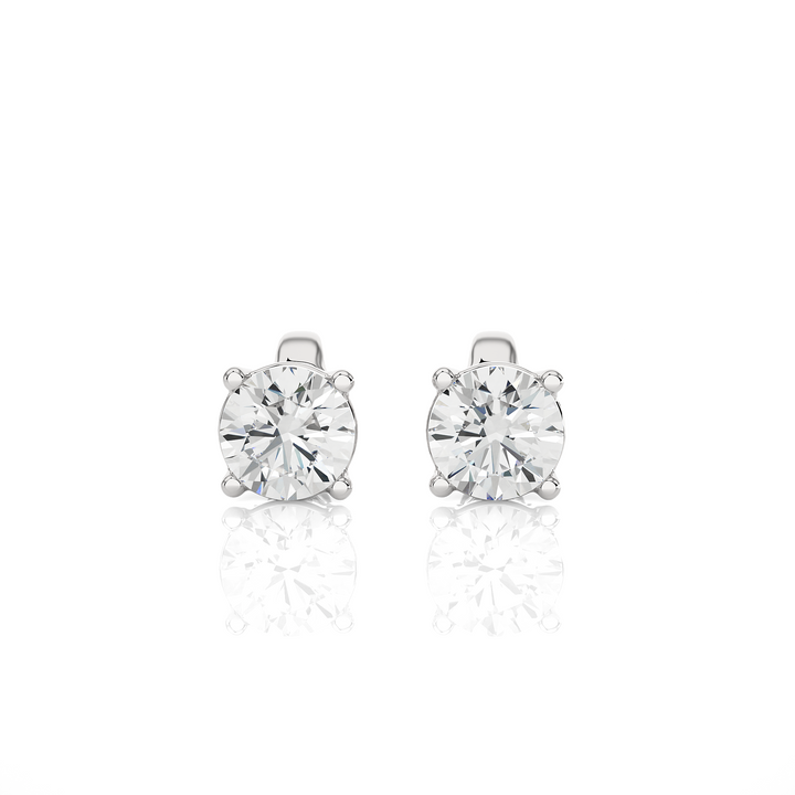SOLITAIRE STUDS IN PRONG SETTING