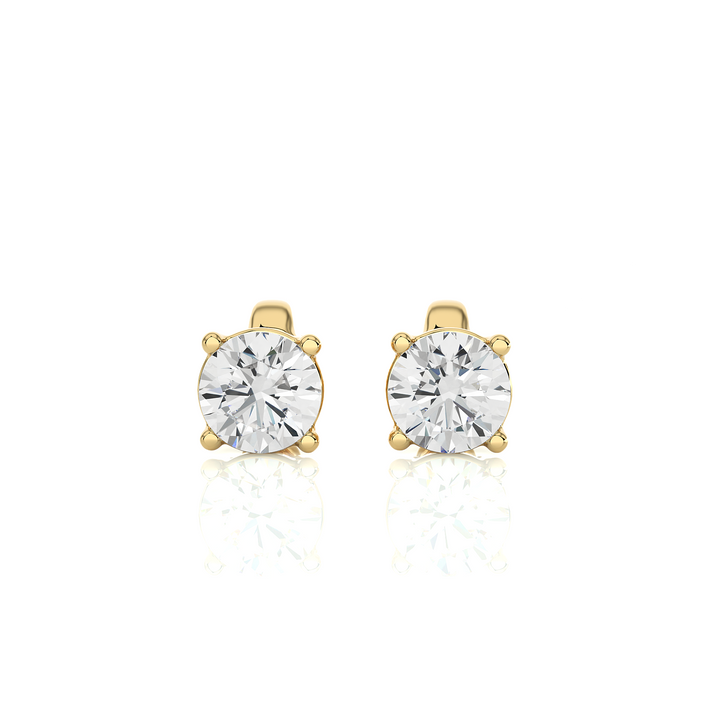 SOLITAIRE STUDS IN PRONG SETTING