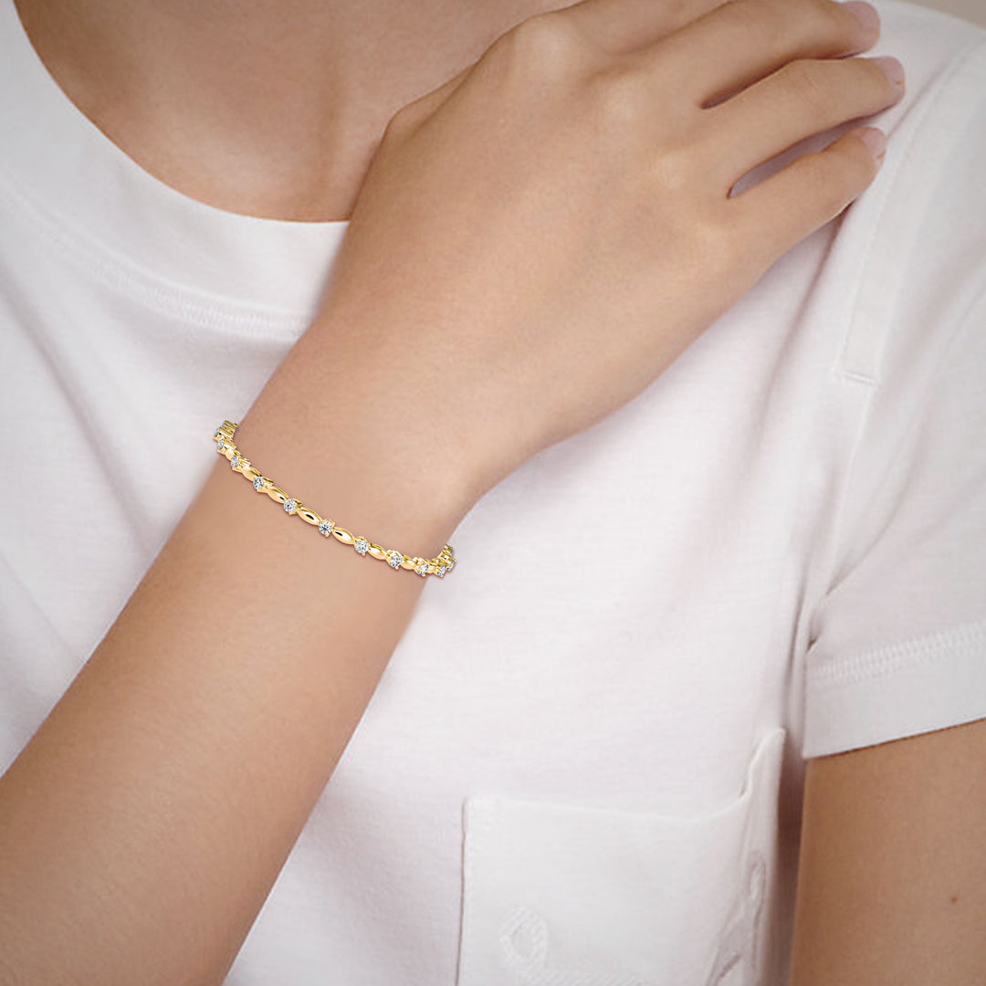 SOLITAIRE DIAMOND BRACELET