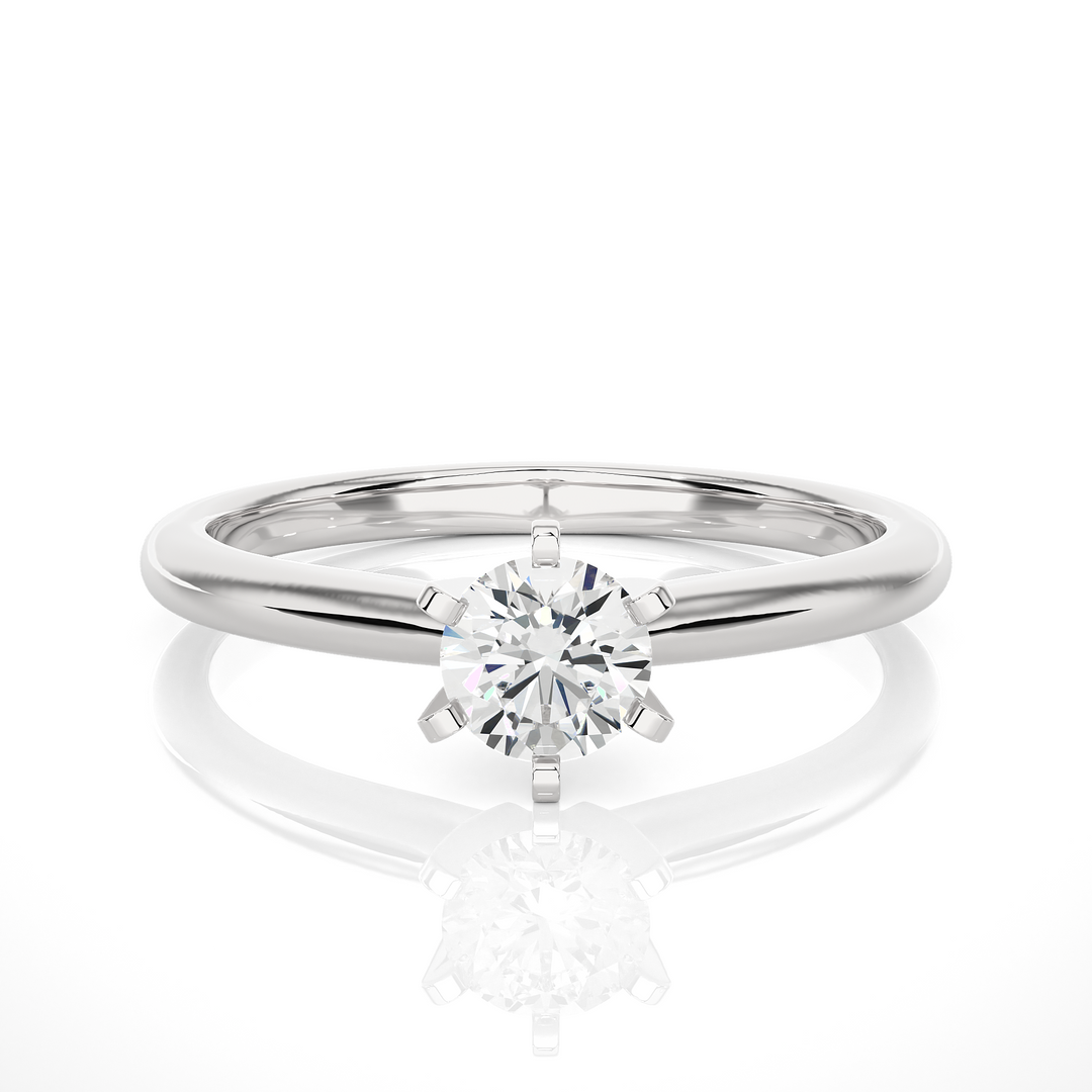 40 CENTS RING IN 6 PRONG SETTING