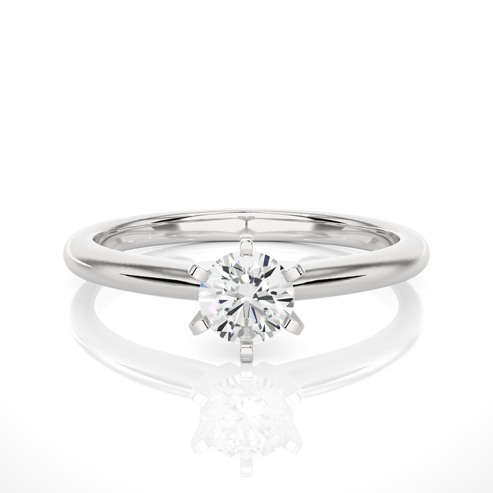 40 CENTS RING IN 6 PRONG SETTING