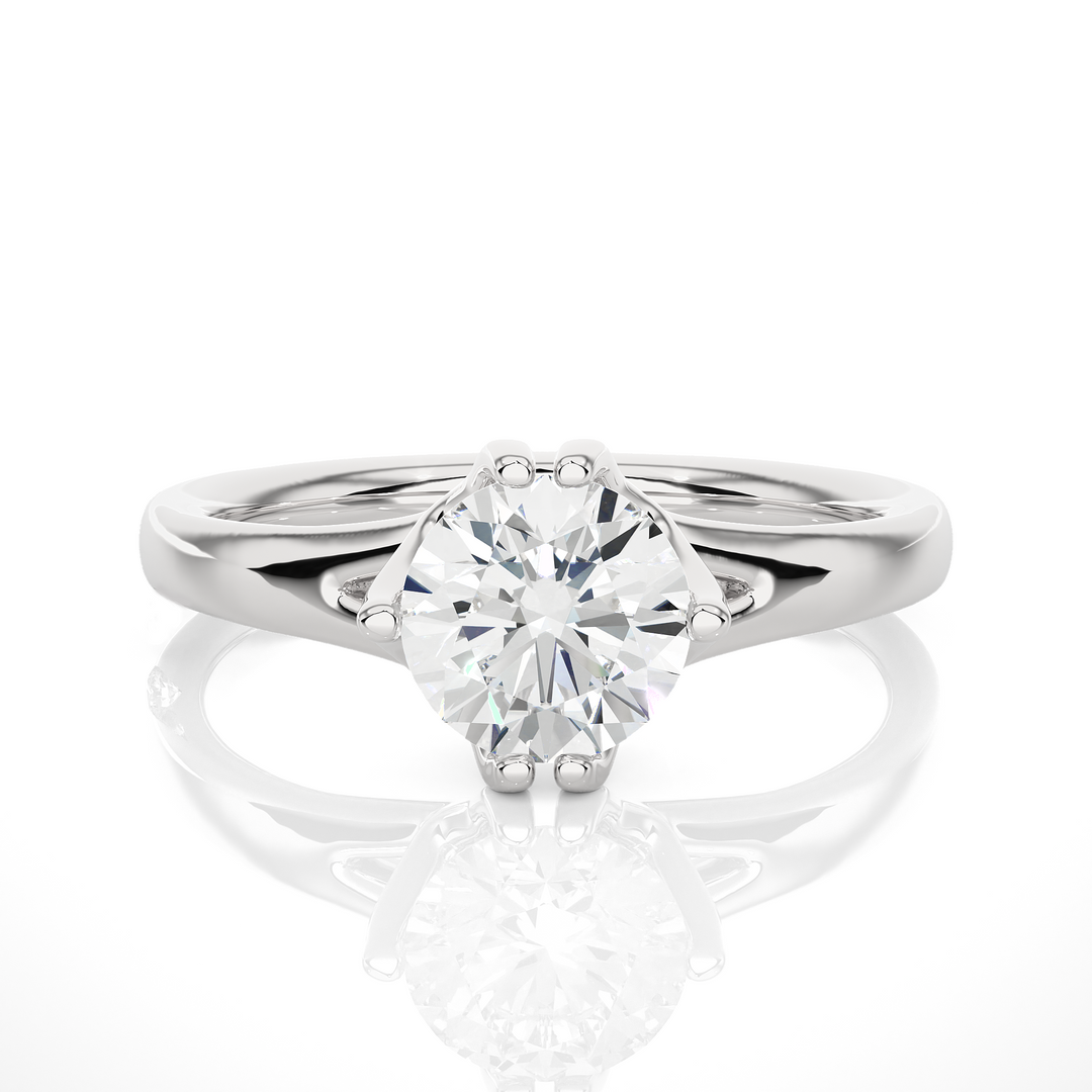 1 CARAT SOLITAIRE ROUND RING