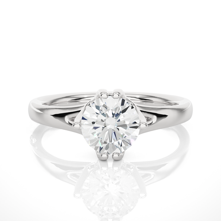 1 CARAT SOLITAIRE ROUND RING