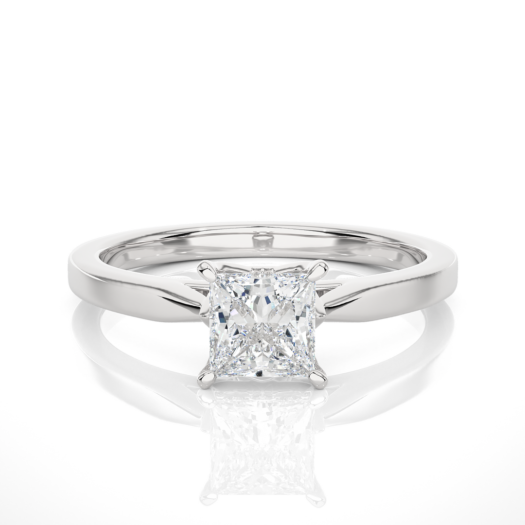 A SOLITAIRE DIAMOND RING