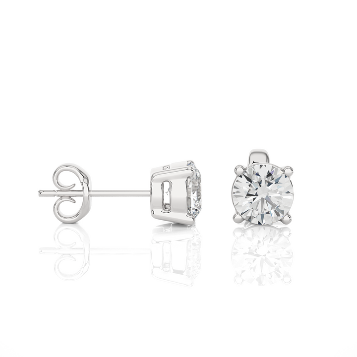 SOLITAIRE STUDS IN PRONG SETTING