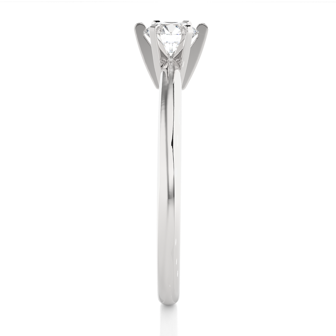 40 CENTS RING IN 6 PRONG SETTING