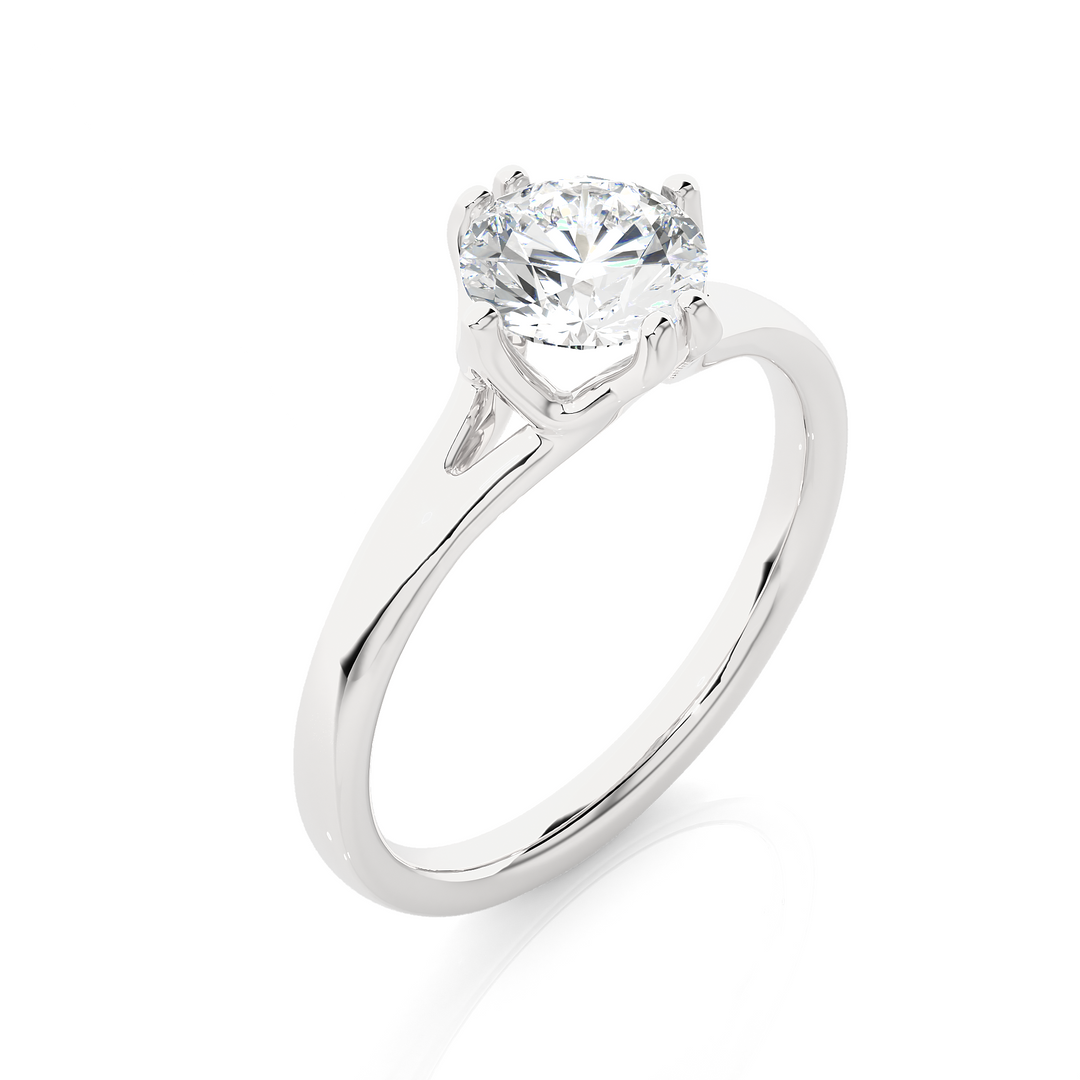 1 CARAT SOLITAIRE ROUND RING