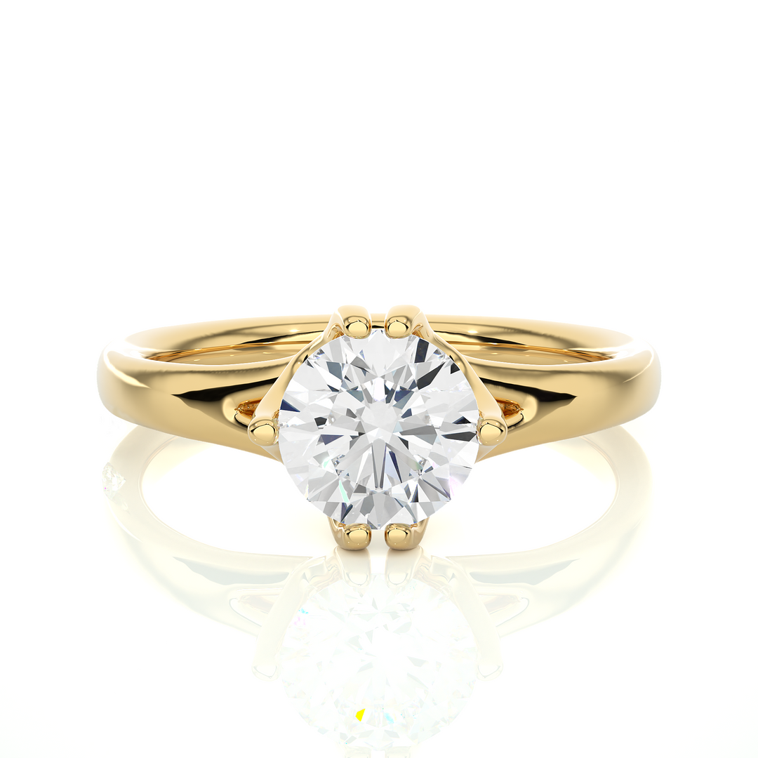 1 CARAT SOLITAIRE ROUND RING