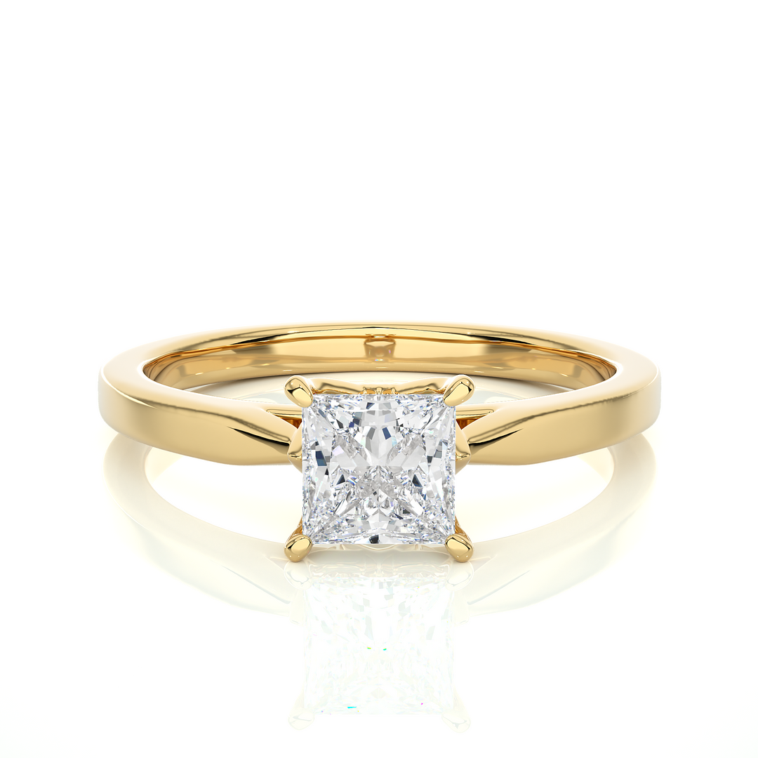 A SOLITAIRE DIAMOND RING
