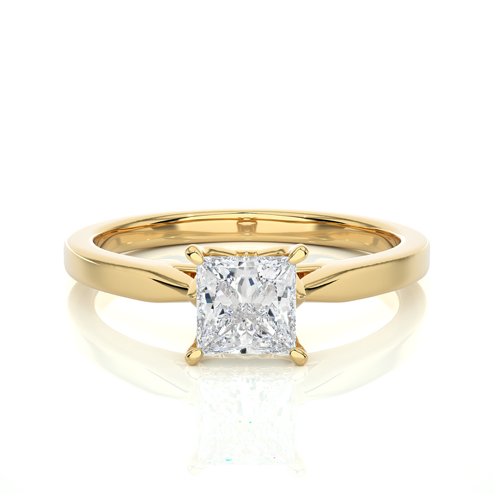 A SOLITAIRE DIAMOND RING