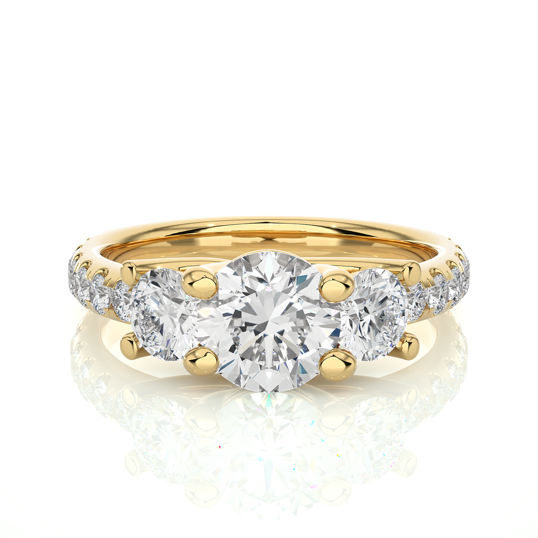 ELEGANT DIAMOND ENGAGEMENT RING