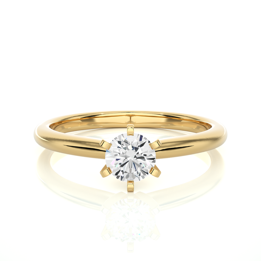 40 CENTS RING IN 6 PRONG SETTING