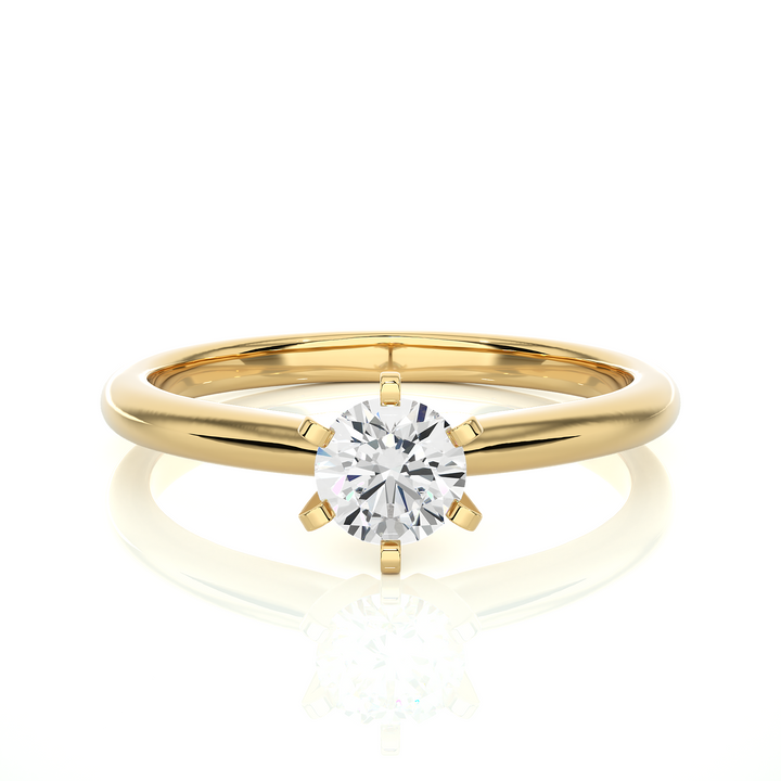 40 CENTS RING IN 6 PRONG SETTING