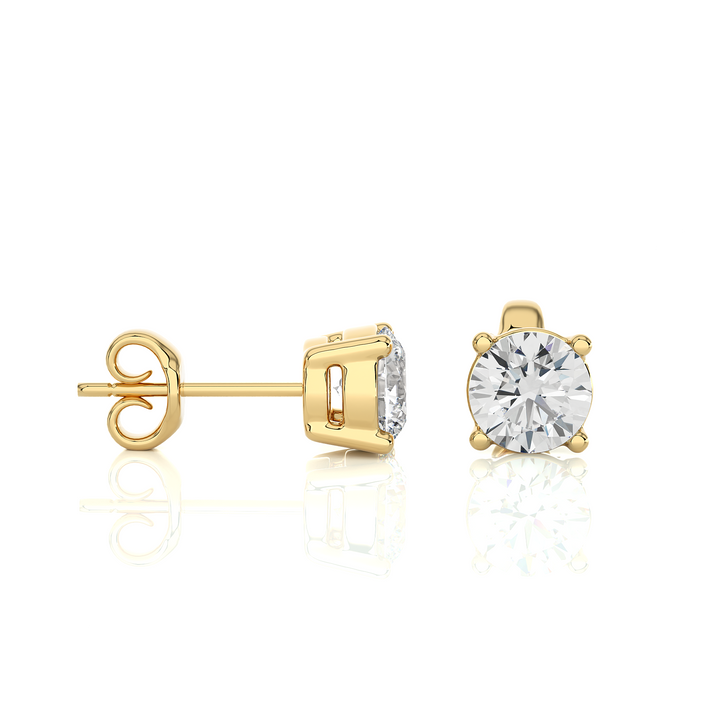 SOLITAIRE STUDS IN PRONG SETTING