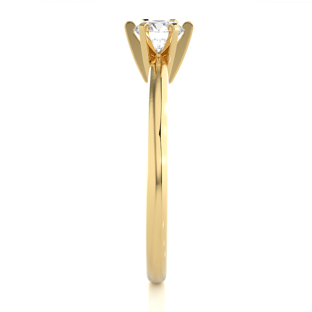 40 CENTS RING IN 6 PRONG SETTING
