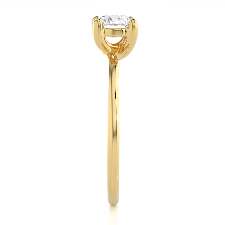 A HALF CARAT 4 PRONG RING