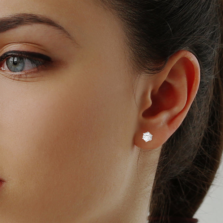 2 CARAT SOLITAIRE EARRINGS