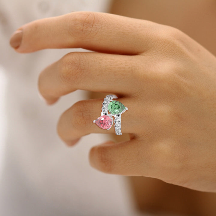 TWO STONE DIAMOND RING