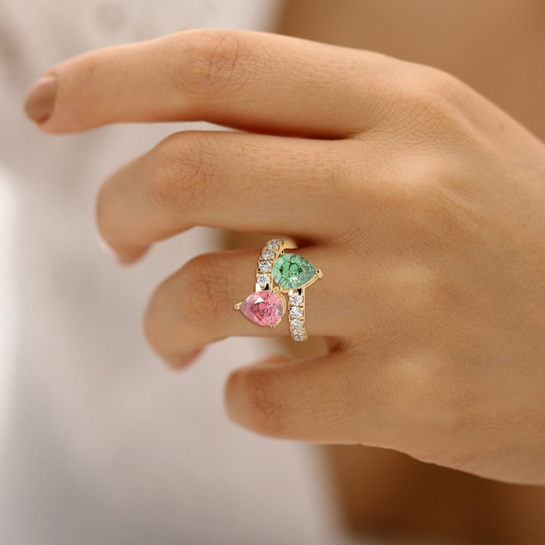 TWO STONE DIAMOND RING