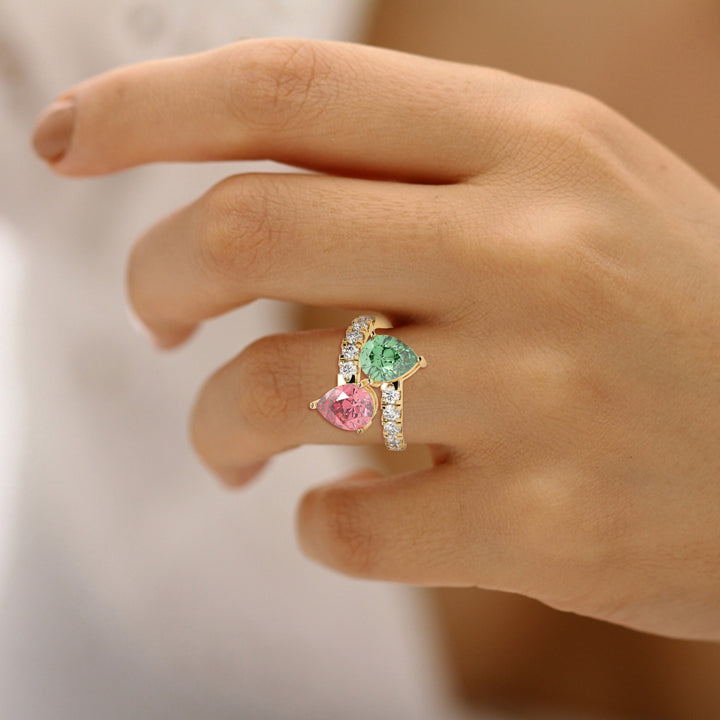 TWO STONE DIAMOND RING