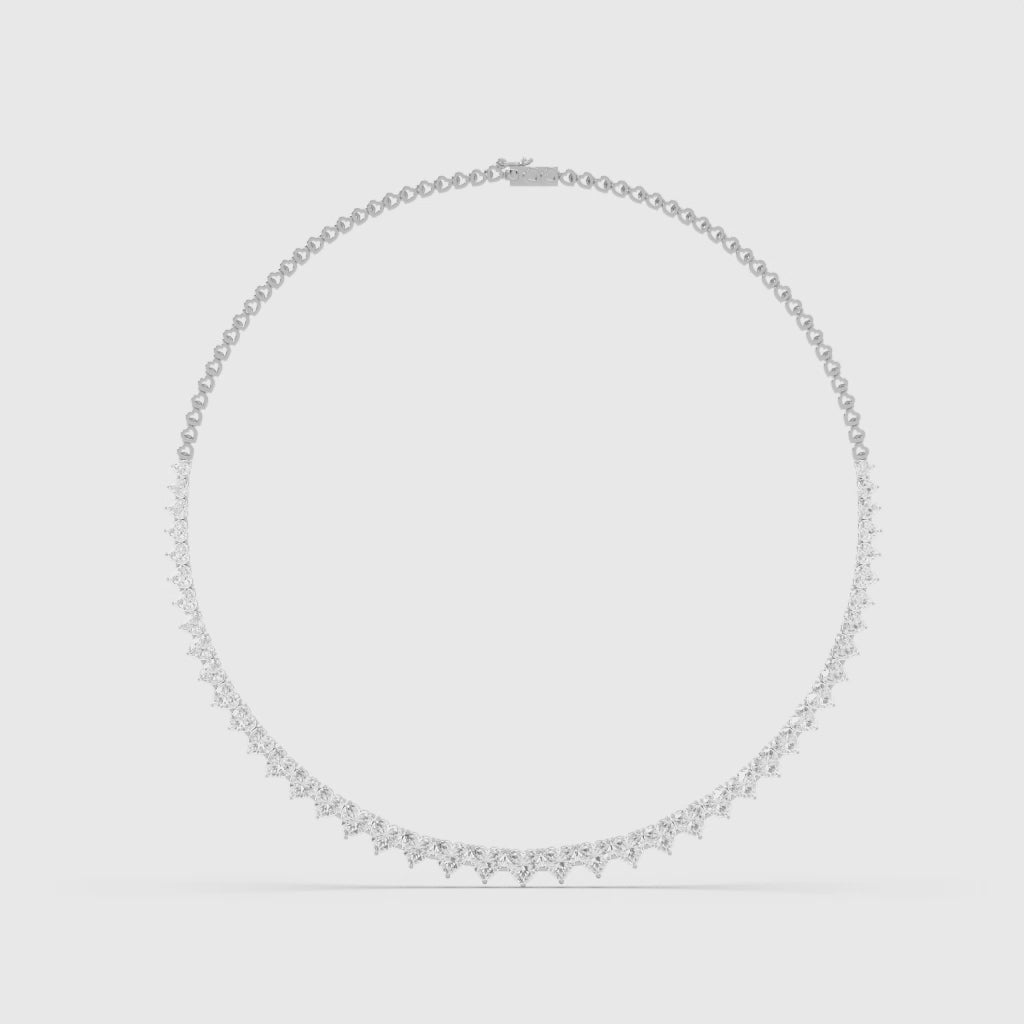 DIAMOND HEARTS NECKLACE