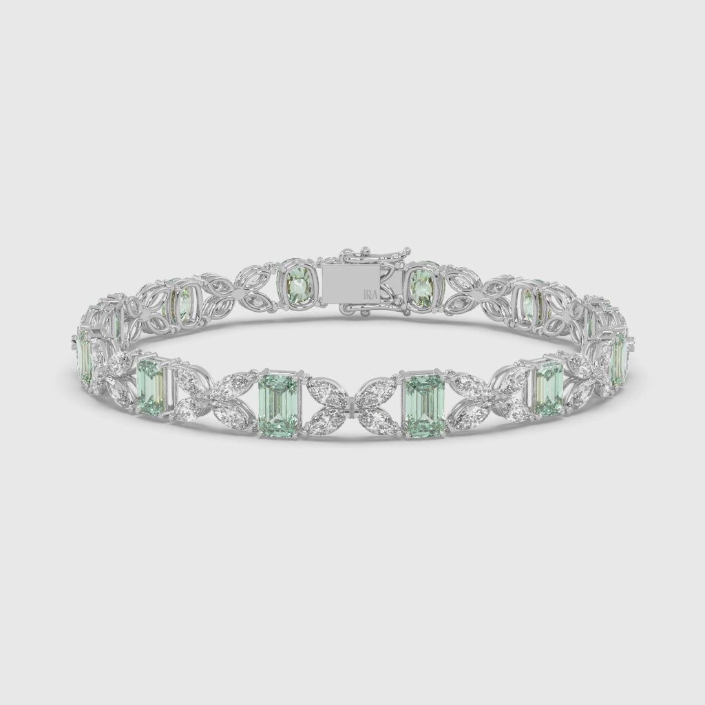 EMERALD DIAMOND BRACELET