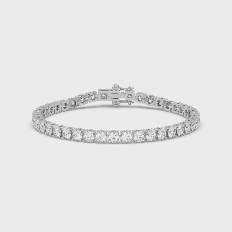 20 Pointer Diamond Rounds Tennis Bracelet