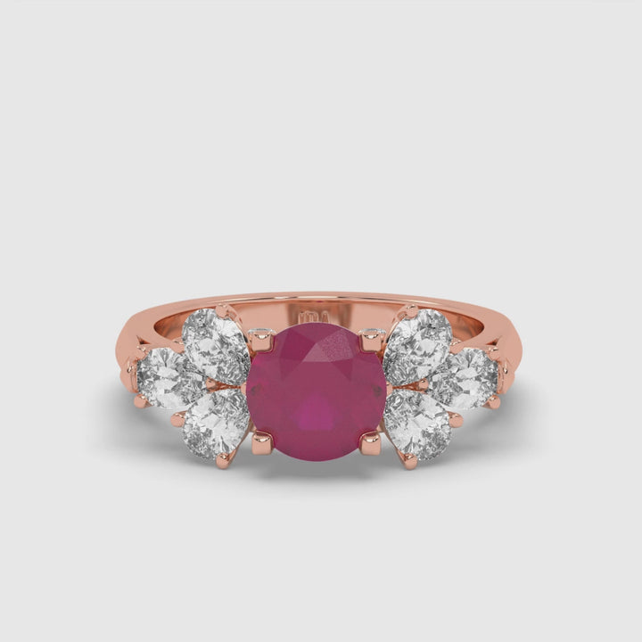 RUBY DIAMOND RING