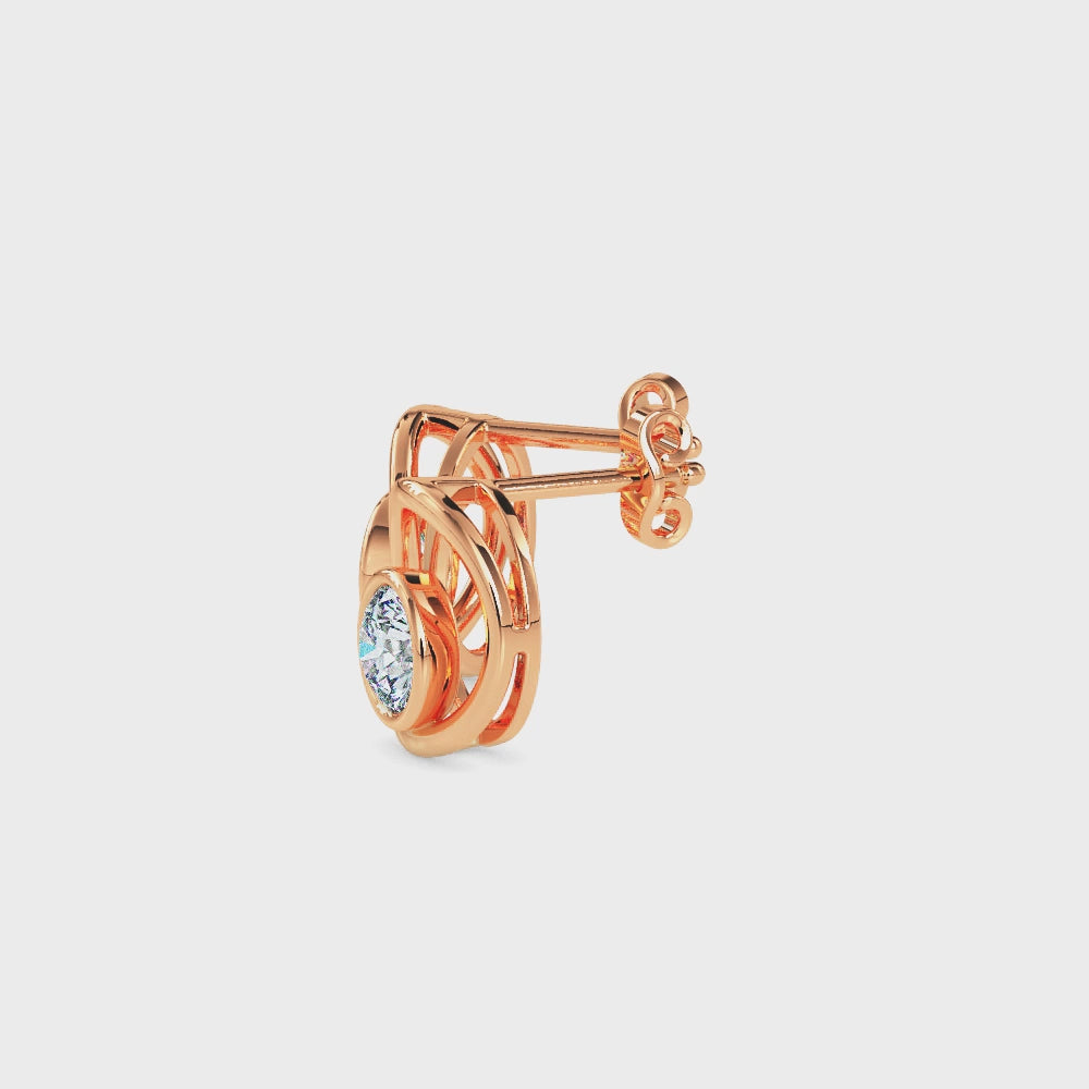 HALF CARAT EARRINGS