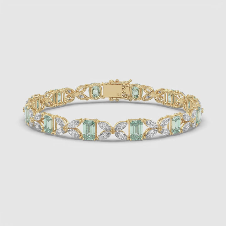 EMERALD DIAMOND BRACELET