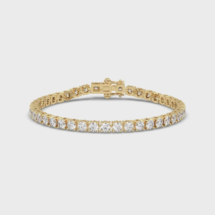 20 Pointer Diamond Rounds Tennis Bracelet