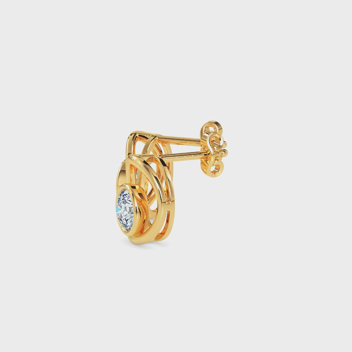 HALF CARAT EARRINGS