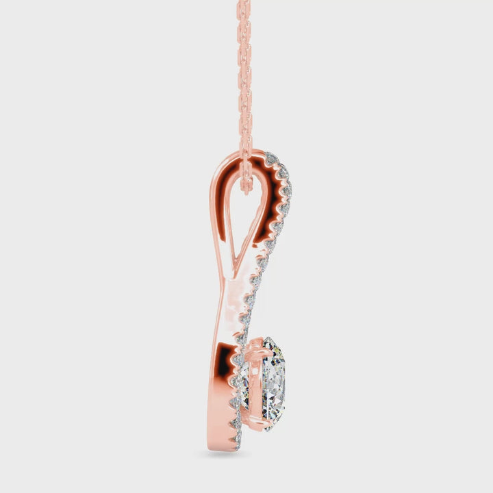SOLITAIRE DIAMOND PENDANT