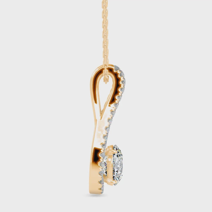 SOLITAIRE DIAMOND PENDANT