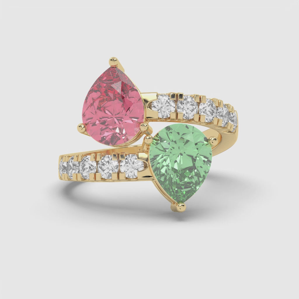 TWO STONE DIAMOND RING